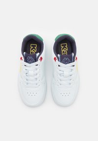 Kappa UNISEX - Joggesko - white/green dark/yellow