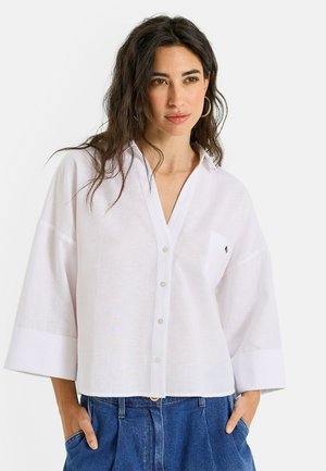 Grain de Malice, CHEMISE DÉTAIL BRODERIE - Blusa - blanc