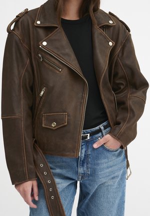 Læderjakker - brown