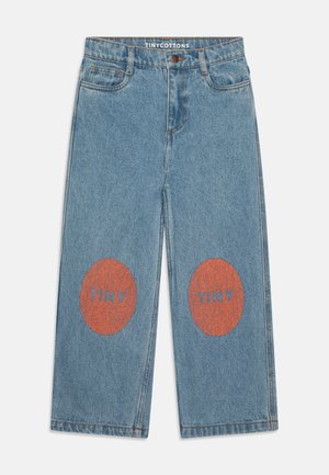PRINTED UNISEX - Straight leg jeans - medium wash denim