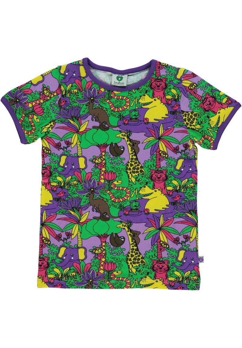 Småfolk Kinder T-Shirt Mit Marienkäfer Print - Bio-Baumwolle Unisex Für Jungen & Mädchen