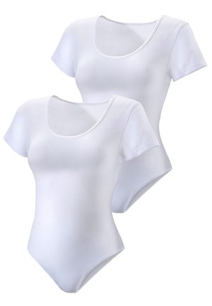 LASCANA, 2 PACK - Basic T-shirt - weiß