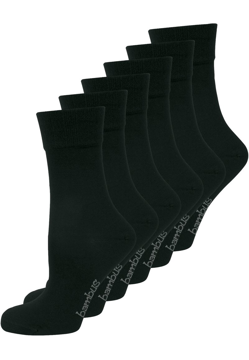 NUR DIE 6 PACK Socks schwarz/black Zalando