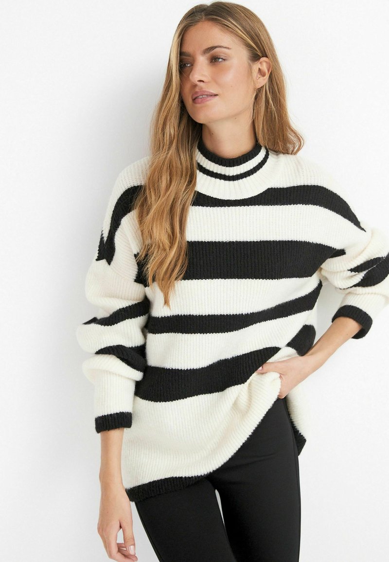 Damen Strickjacken | Next Strickpullover white/weiß - XM02022 Damen Strickjacken | Next Strickpullover white/weiß - XM02022