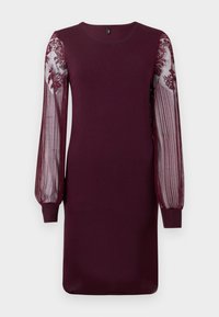 ONLLACEY O NECK DRESS - Vestito elegante - winetasting