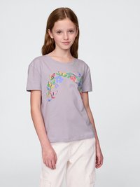 GAP - VALUE GIRLS - Potiskana majica - perfumed lilac Miniaturna slika 1