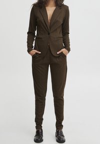 ICHI Tygbyxor - brown