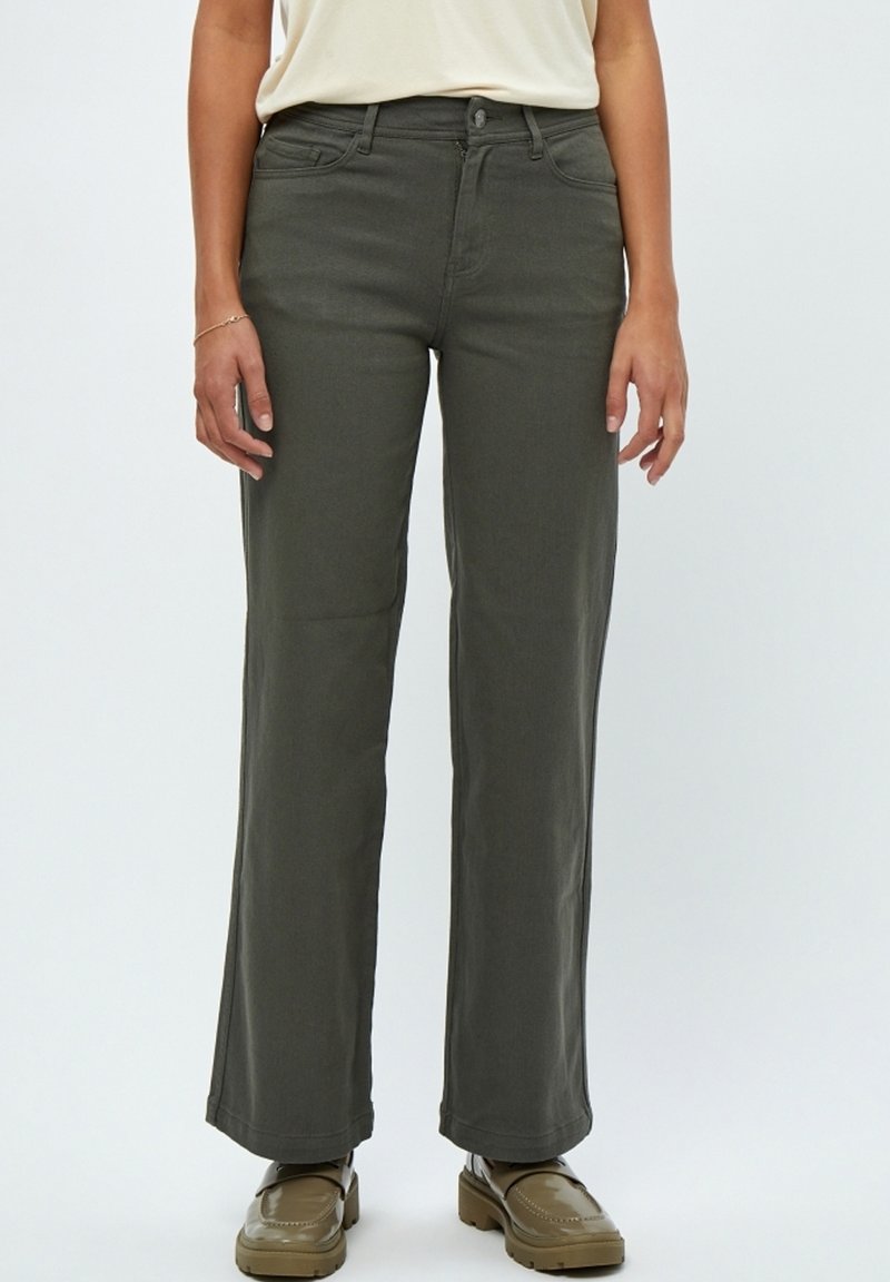 Desires DEFLORENCE FIVEPOCKET - Široké džíny - beluga green