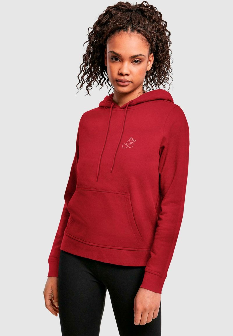 Merchcode CHERRY - Kapuzenpullover - burgundy