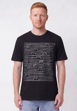 watapparel, UNISEX - Print T-shirt - black