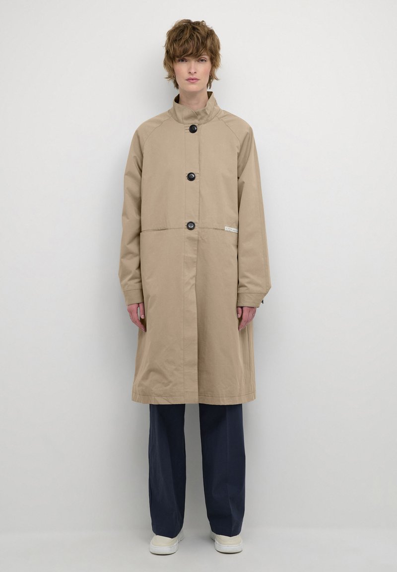 Lounge Nine ASTERLN UNISEX - Klassischer Mantel - desert taupe  