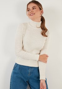 LELA REGULAR FIT - Maglione - ecru