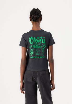 SUBMIT TO THE RHYTHM - T-shirt print - black