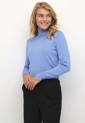 ASTRID ROLL NECK - Striktrøje - cornflower blue