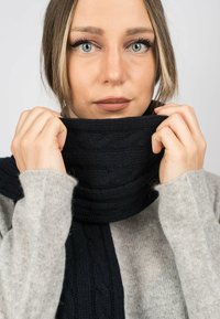 Dalle Piane Cashmere BRAIDED - Sciarpa - blu