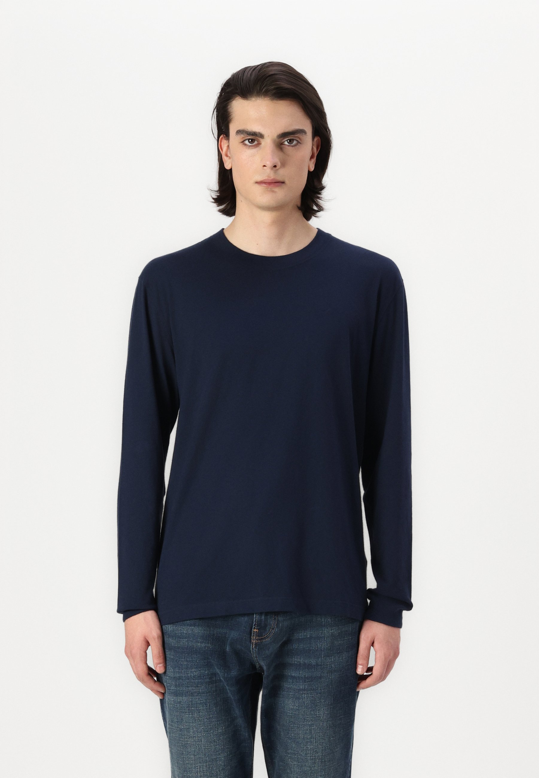 Hollister Co. Long-Sleeve Cotton Crew T-Shirt - Long sleeved top