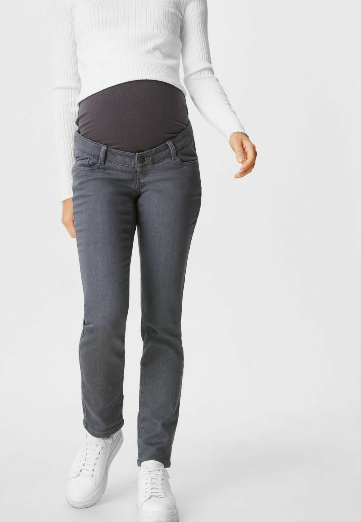 C\u0026A Jeans slim fit - denim gray/grigio - Zalando