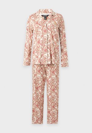 Lauren Ralph Lauren, NOTCH COLLAR PAJAMA  - Комплект пижама - paislept