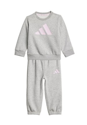 ESSENTIALS SET - Trainingsanzug - medium grey heather clear pink