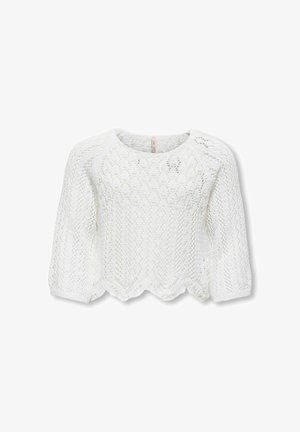 ONLY GIRLS KOGNOLA - Pullover - cloud dancer