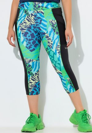 ANIMAL PRINT CROPPED  - Leggings - mint green