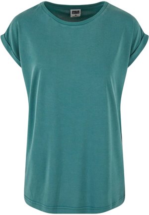 Urban Classics EXTENDED SHOULDER - Pamata T-krekls - paleleaf