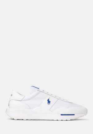 TRAIN 89 LEATHER PANELED SNEAKER UNISEX - Trainers - white/royal