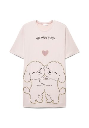 Terranova, T-SHIRT PIGIAMA CON - Maglia del pigiama - rosa chiaro