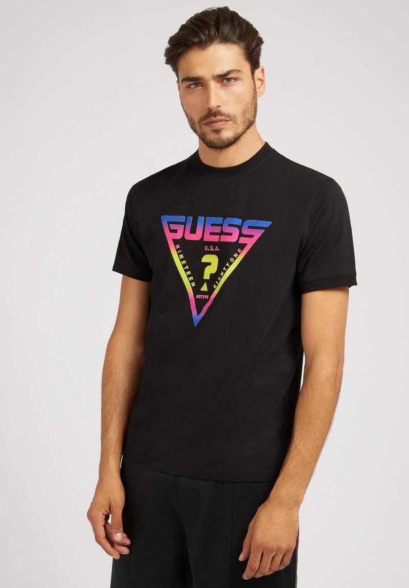 Gus Logo Tee T Shirts Schwarz