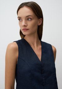 Jimmy Key V-NECK SLEEVELESS PLAIN  - Smanicato - dark blue
