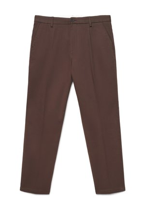 Calliope, PANTALONE LUNGO TINTA UNITA - Chino - caffè
