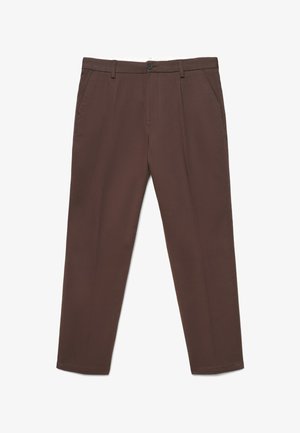 Calliope, PANTALONE LUNGO TINTA UNITA - Chinos - caffè