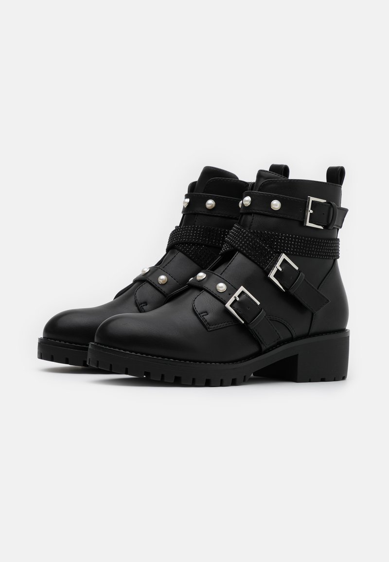 Damen Ankle Boots | Anna Field Cowboy-/Bikerstiefelette black/schwarz - MF32813 Damen Ankle Boots | Anna Field Cowboy-/Bikerstiefelette black/schwarz - MF32813