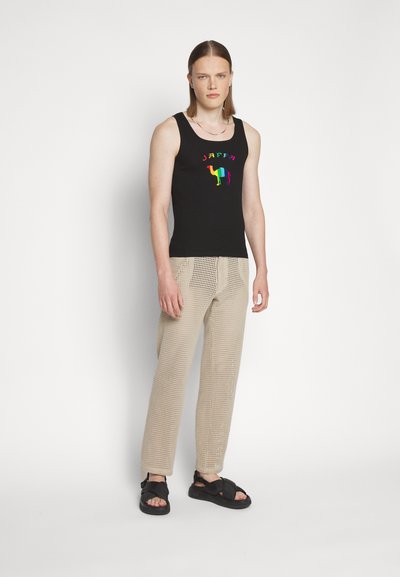 HOUSE OF JAFFA JAFFA CAMEL UNISEX - Μπλούζα - black