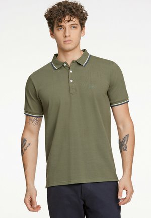 CONTRAST PIPING - Polo - army