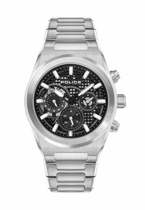 Chronograph watch - silber schwarz