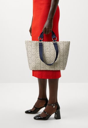 Tommy Hilfiger CITY MONO TOTE - Shopping Bag - space blue