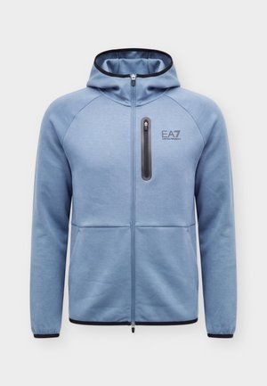 EA7 Emporio Armani, NATURAL HOODIE - Training jacket - china blue