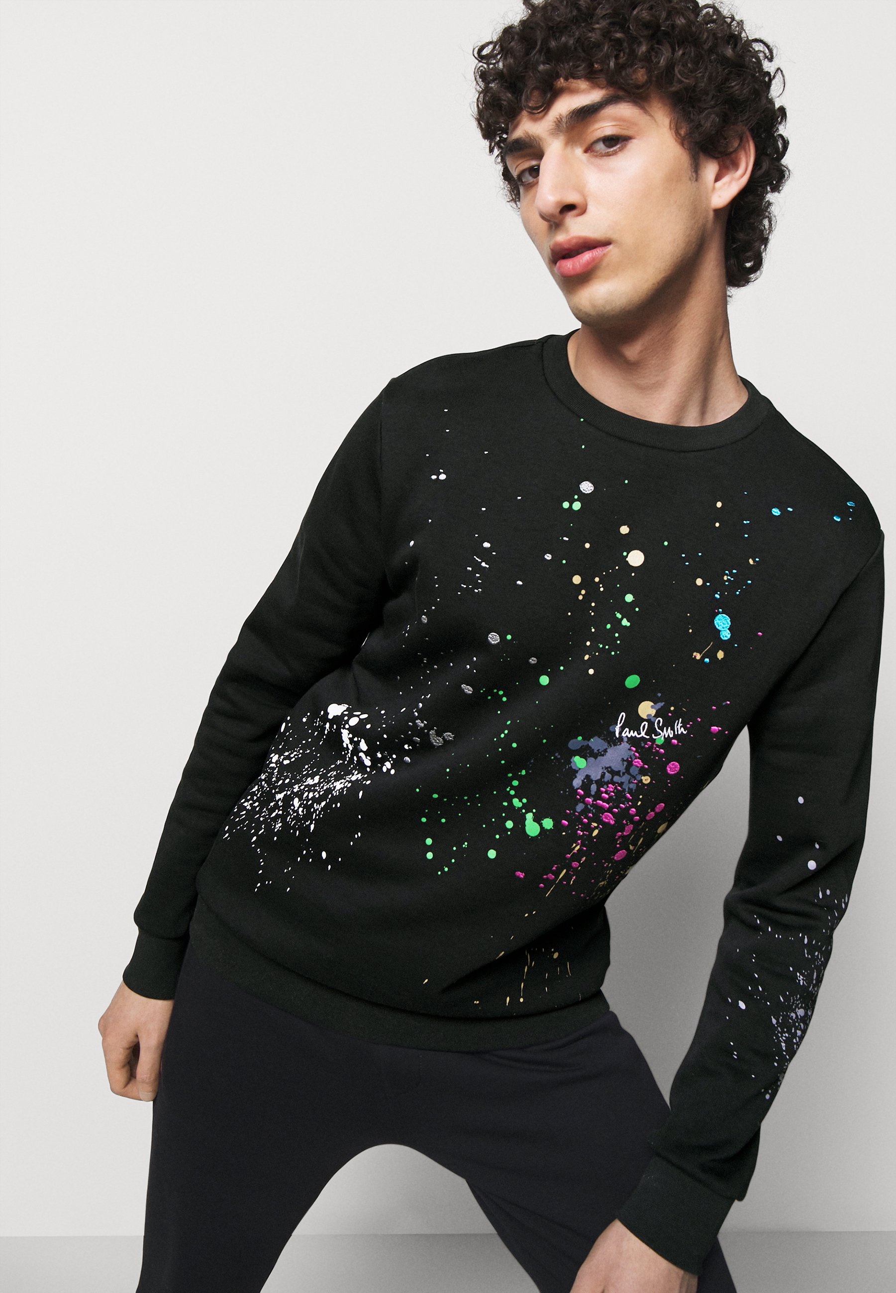 splatter sweatshirt