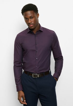 SUPER SLIM - BUSINESS - ROYAL KENT - Businesshemd - aubergine