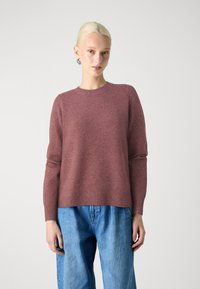 JDY JDYLAYLA ONECK - Stickad tröja - rose brown