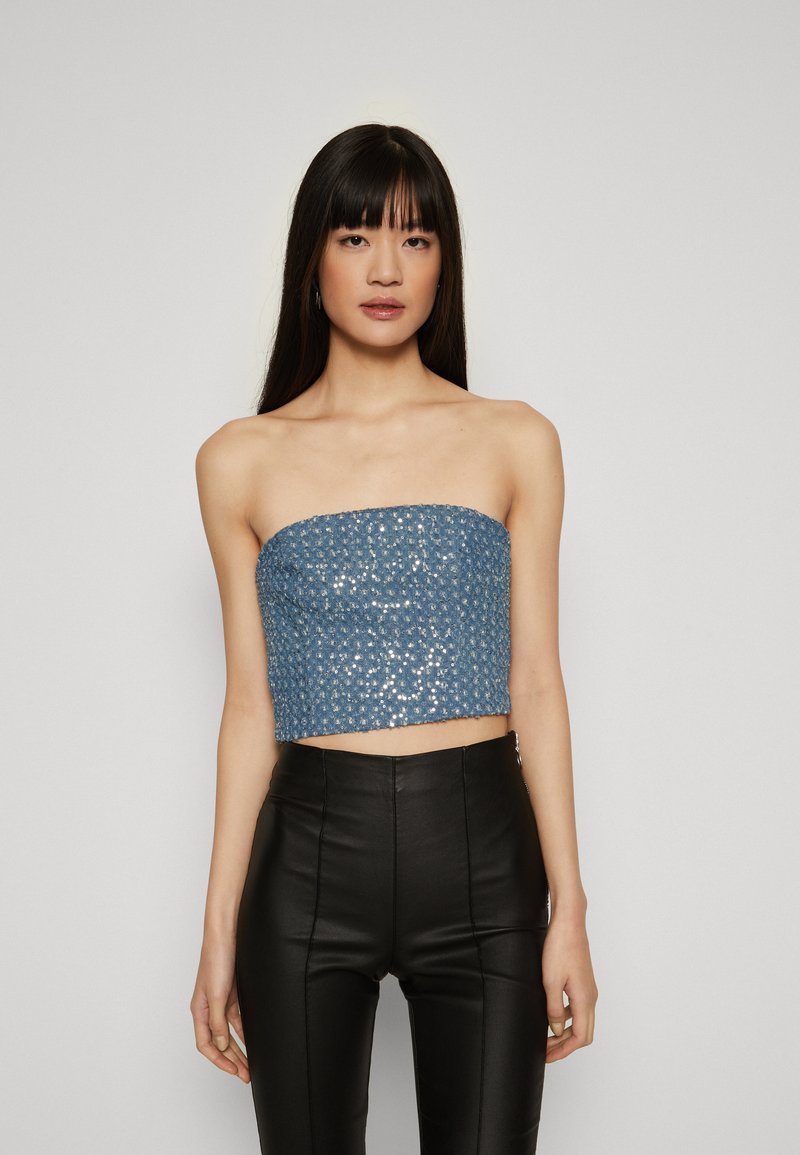 Objframe Re L S Top Medium Blue Denim main image 1