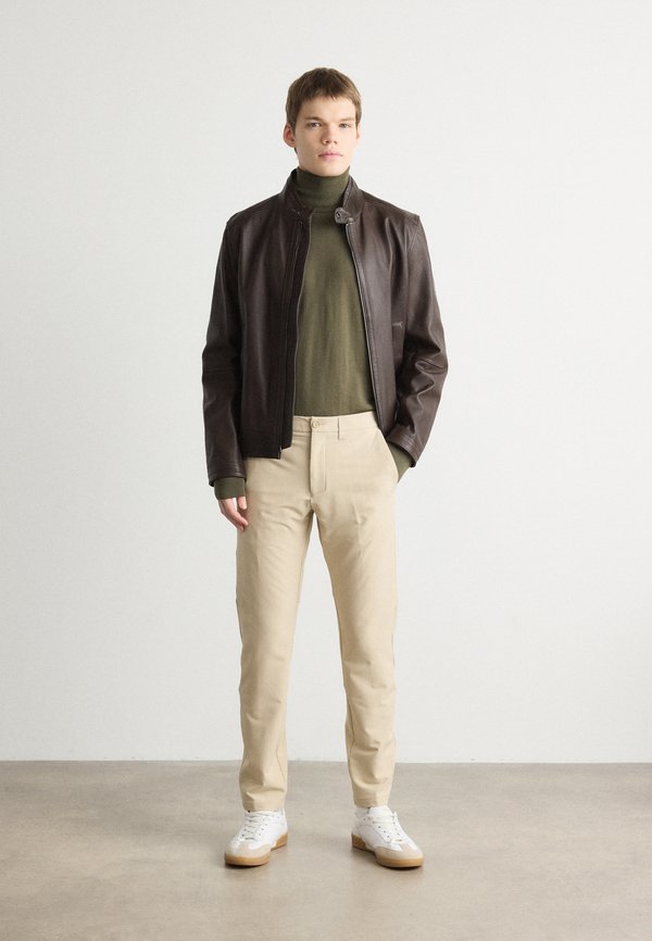 COMMUTER-SLIM - Trousers - medium beige4