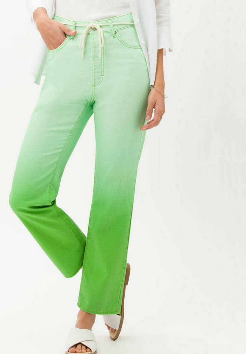 BRAX STYLE MADISON Straight leg jeans leave green degrade/groen