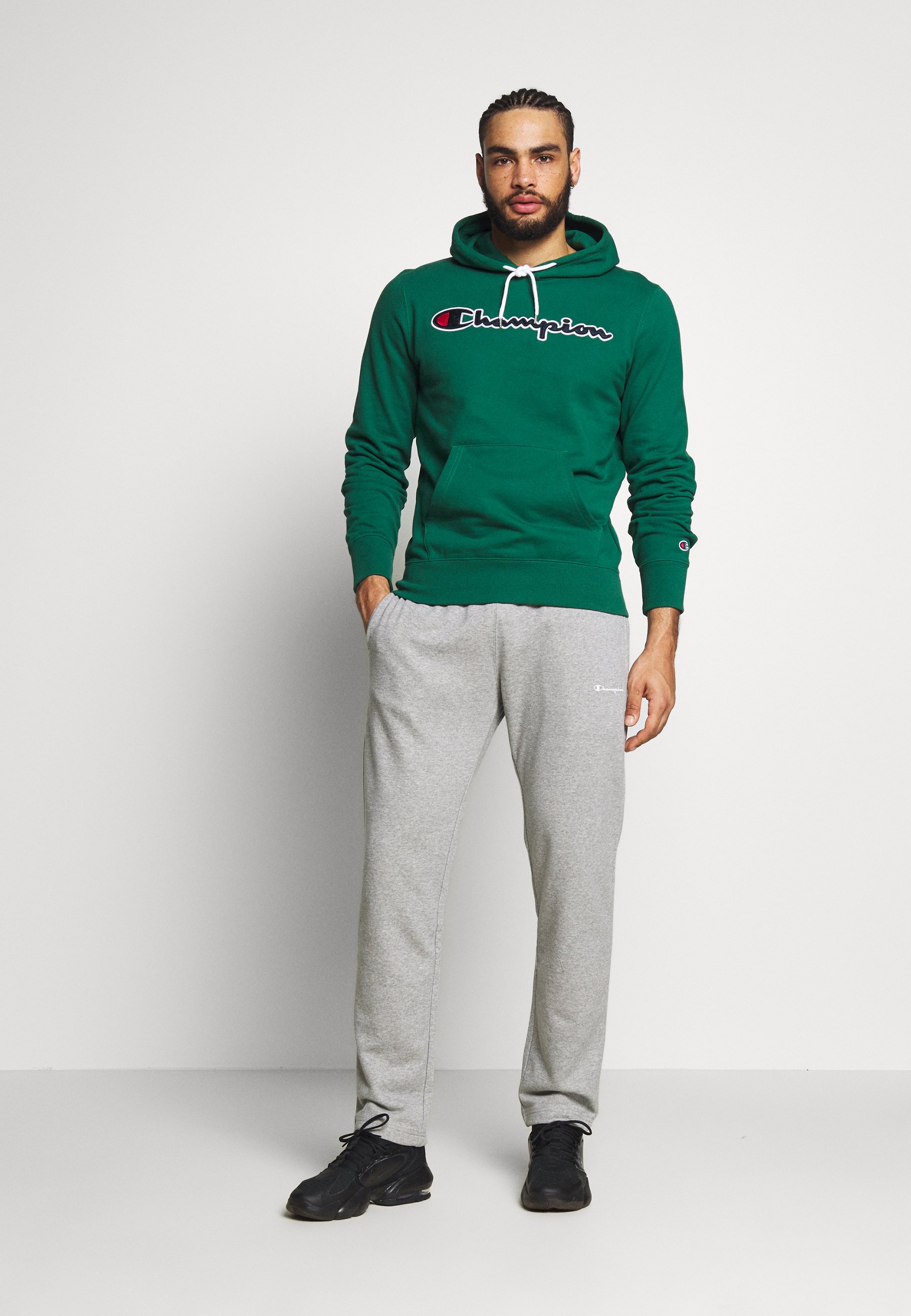 Champion STRAIGHT HEM PANTS - Pantaloni sportivi - oxgm/grigio - Zalando.it