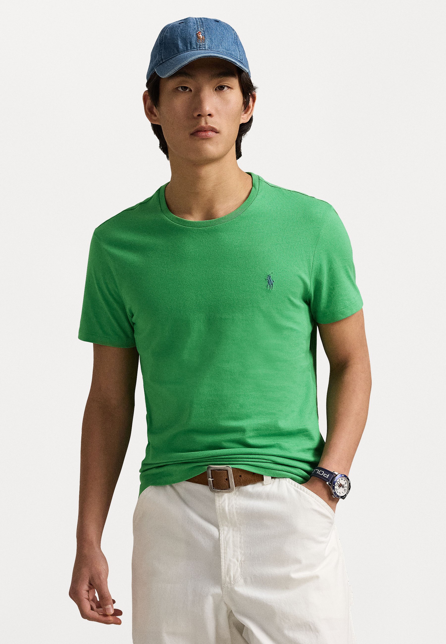 Polo Ralph Lauren CUSTOM SLIM FIT JERSEY CREWNECK T-SHIRT Basic