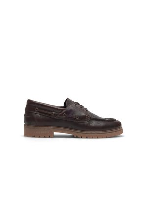 TAYLOR - Mocasini marinărești - dark brown