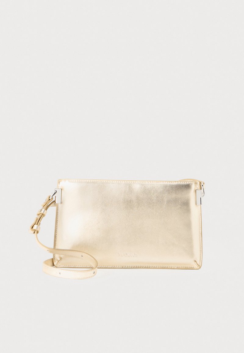 Sac Bandoulière Nine & Co. - Cuir Croco Imitation Bronze/doré Vieilli - Taille Moyenne - Occasion