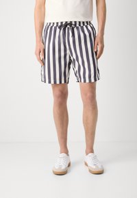 Mads Nørgaard SEA PRINT - Zwemshorts - deep well/vanilla ice