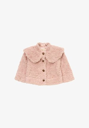 Angel & Rocket REGULAR FIT - CECILE FAUX FUR CAPE COLLAR COAT - Übergangsjacke - pink